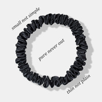 100% prawdziwy jedwab 22 momme kobiety solidna scrunchie hairband 1cm szeroki Hairband akcesoria do włosów opaska do włosów stroik ladie 2